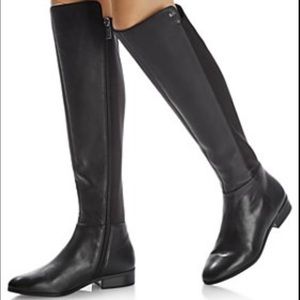- Michael Kors knee high black leather boots 8.5 gently used